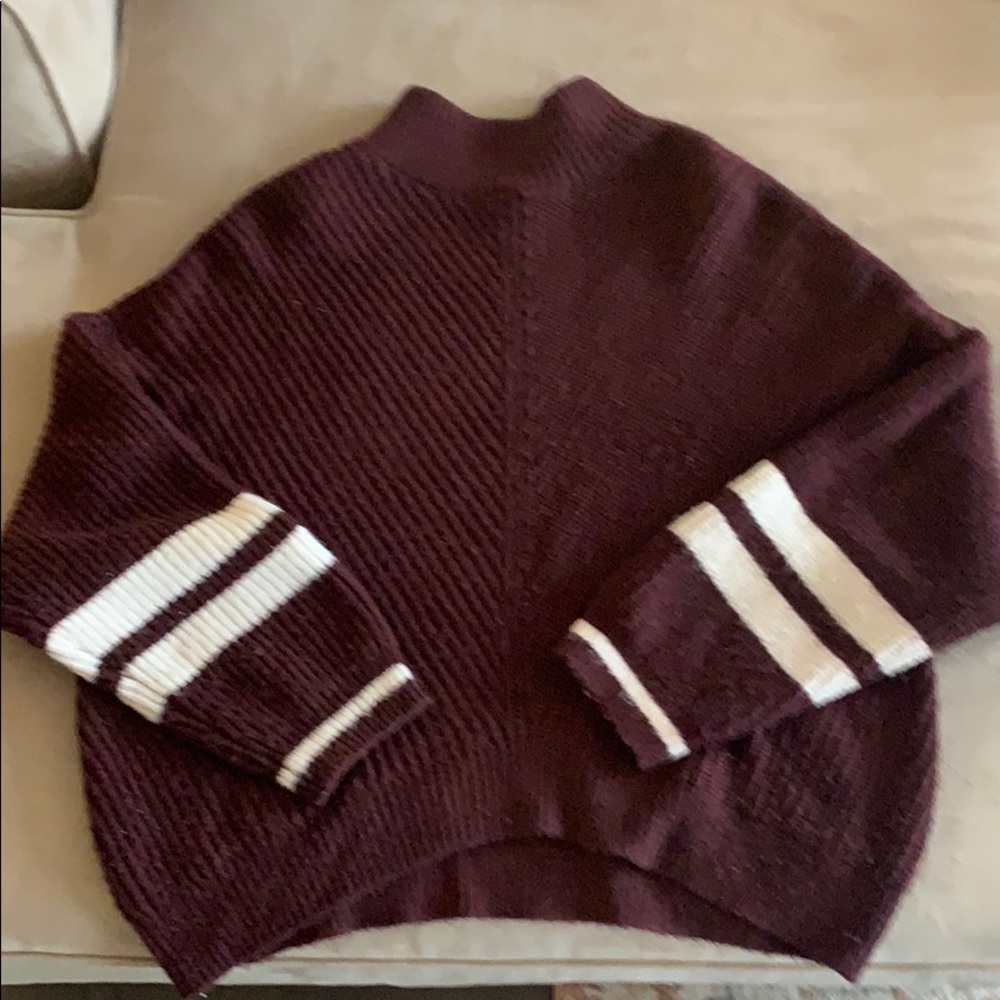 Express burgundy sweater